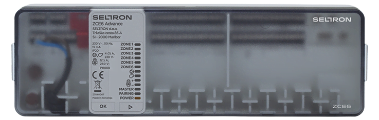SELTRON ZCE Zonenheizungsregler mit Abdeckung