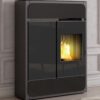 Pellet stove Bild black