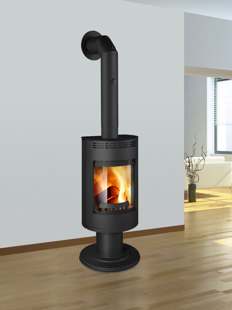 Andorra Exclusive Black Log Stove