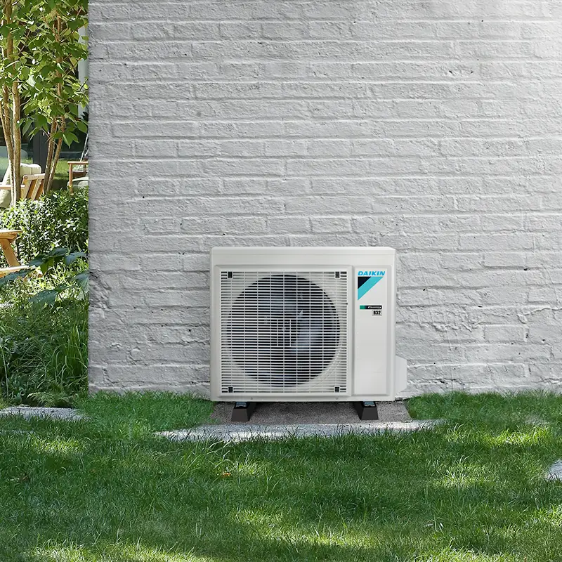 Installing an external air conditioning unit