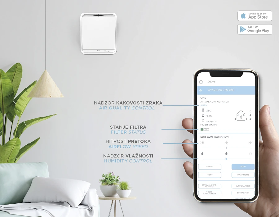 Icon 160 app weatherization device with app