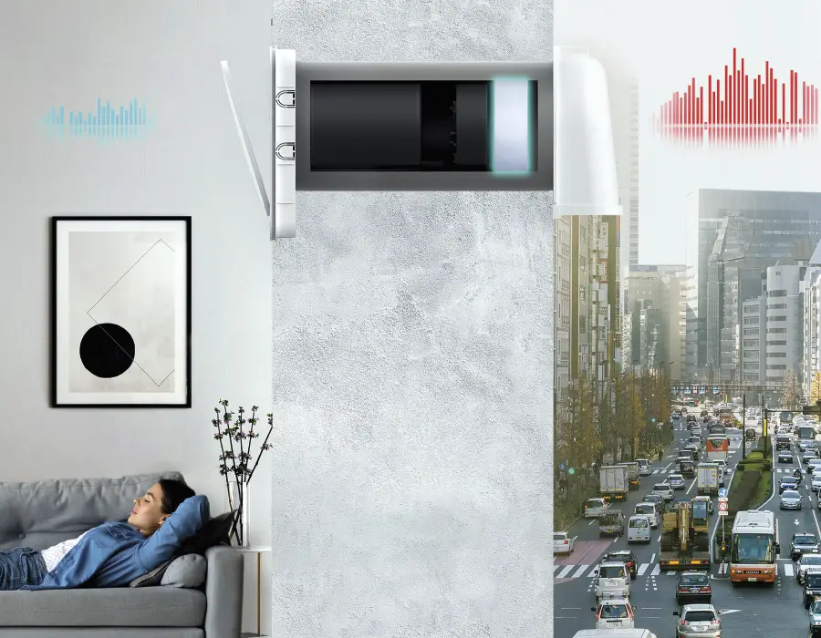 Bring silence into your home with the Icon ventilation unit